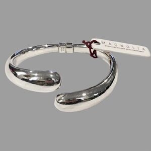 NWT Sterling Silver Hinged Bypass Wrap Bracelet